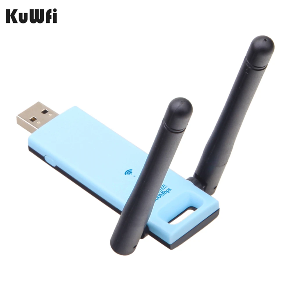 KuWFi 300 Мбит/с Wi Fi повторитель 2 4 ГГц приемник USB WiFi усилитель сигнала ПК адаптер