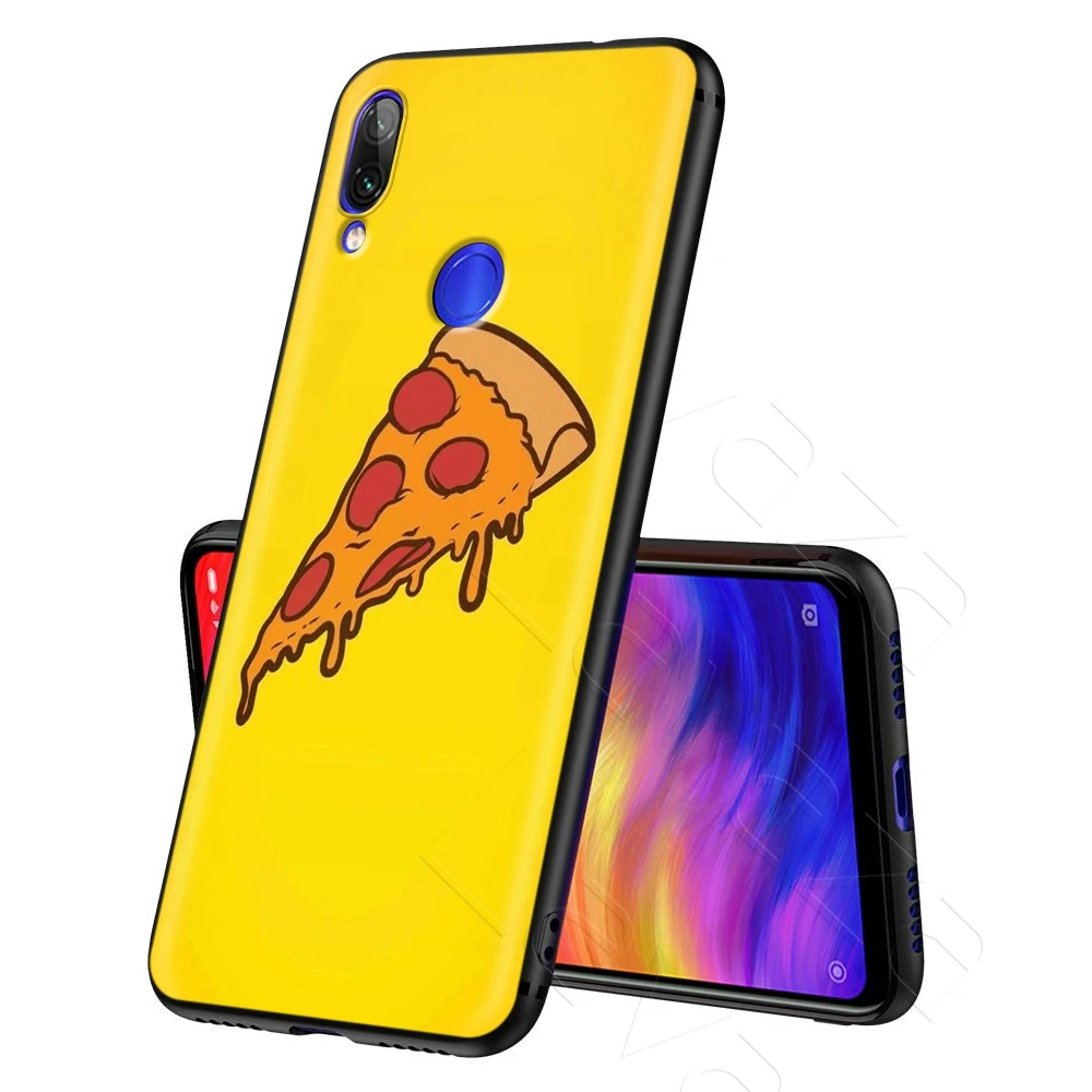 Lavaza Food Pizza Case for Xiaomi Redmi Note 4A 4X 5 5A 6 6A 7 S2 Pro Go Prime Plus |
