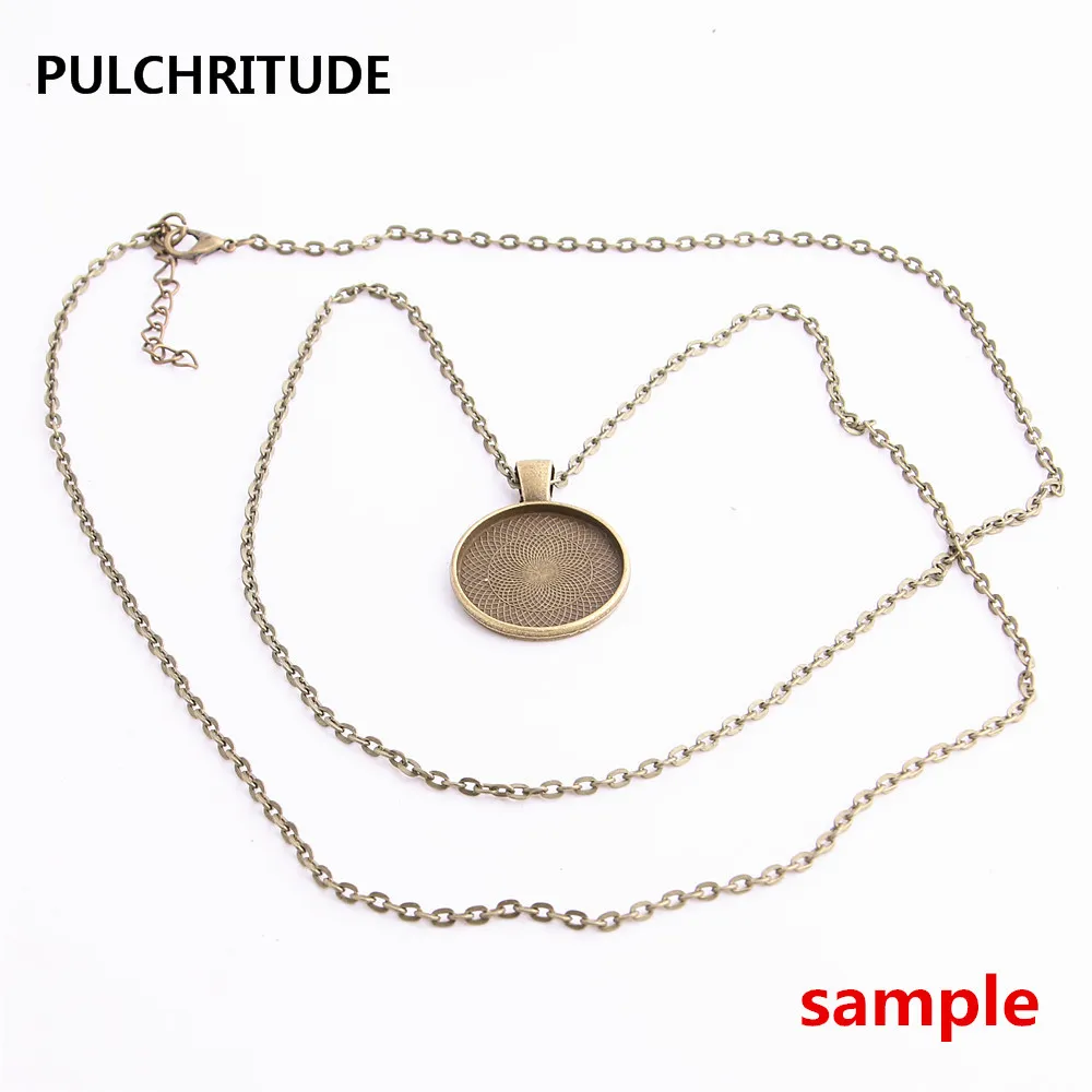 Набор из металлического сплава PULCHRITUDE 3 шт./лот ожерелье с подвеской кабошона