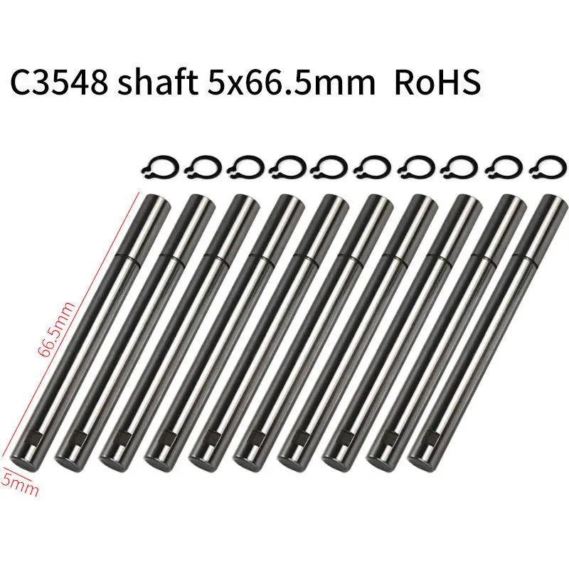 

5.0mm 66.5mm motor shaft +circlip for C3548 outrunner brushless motor parts