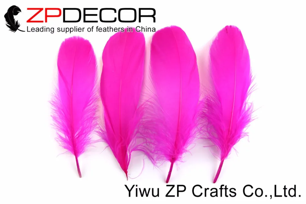 ZPDECOR перо от производителя 200 шт./лот красивые фуксия Гусь Nagoire свободные перья