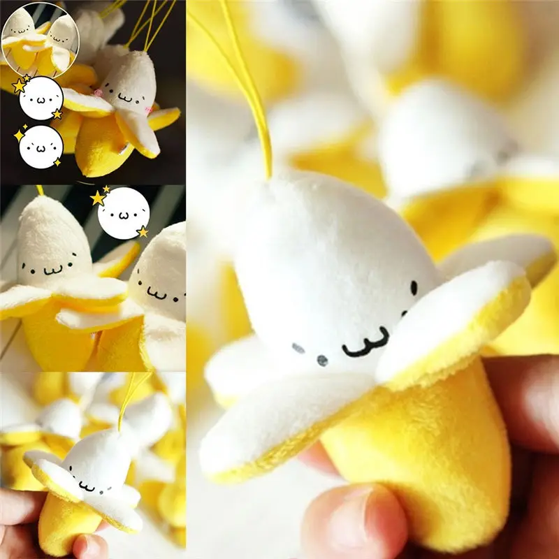 Лидер продаж креативные милые банановые плюшевые украшения для телефона милая с