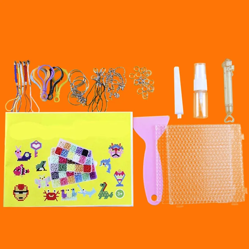 Accessories kit Бусины DIY, волшебные бусины с водяным распылением, бусины cuentas, Набор для изготовления вручную, 3D пазл, Мультяшные аксессуары, набор инструментов, игрушка для детей - Цвет: Accessories kit