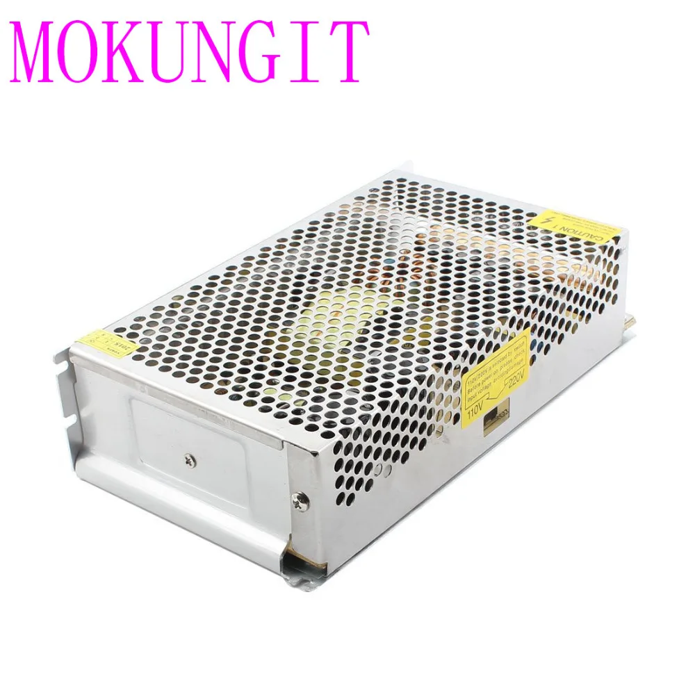 Адаптер ac110/220 V к LED DC12V 20A железная крышка блок питания трансформатор для CCTV 3528 5050