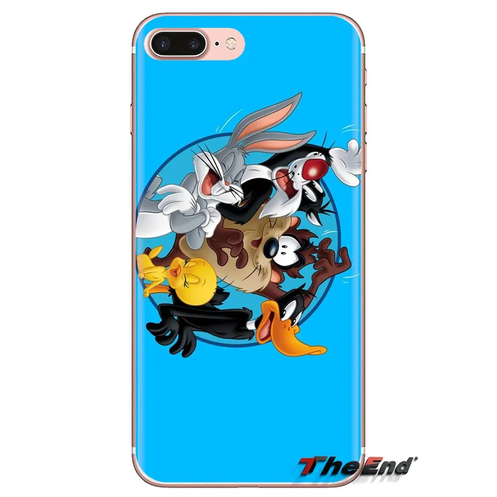 Мягкие прозрачные чехлы Looney Toons для Huawei G7 G8 P7 P8 P9 P10 P20 P30 Lite Mini Pro P Smart Plus 2017 2018 2019 |