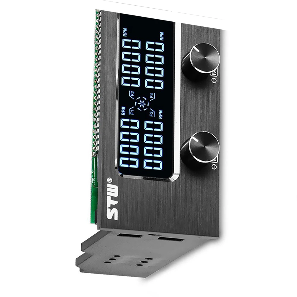 LIXF STW Pc 5 25 дюймов Drive Bay полностью Матовый Алюминиевый 4 канальный ШИМ контроллер
