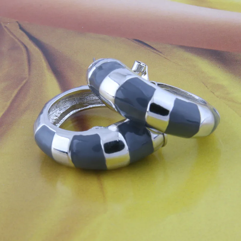 Женские крупные серьги NeeFu WoFu металлические с принтом в виде змеи украшение на