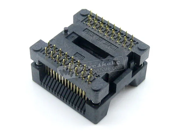 SOP32 SO32 SOIC32 Φ Enplas IC Test Burn In Socket программируемый адаптер 9 53 мм ширина 1 27 шаг|pitch|pitch