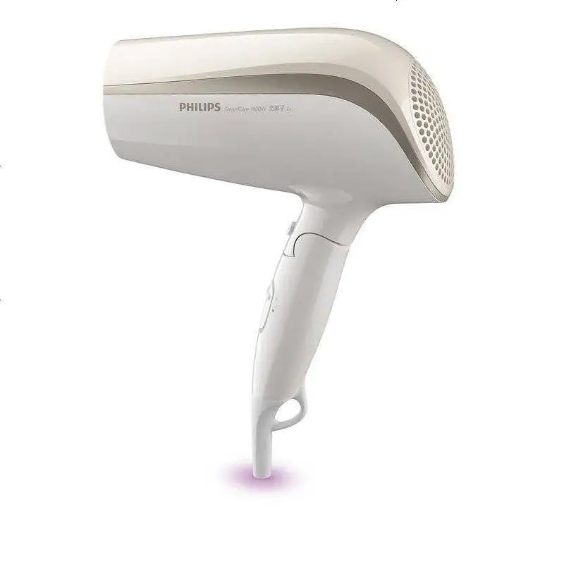 Фен для волос Philips BHC201 складной с 6 регулируемыми ионными выходами и функцией