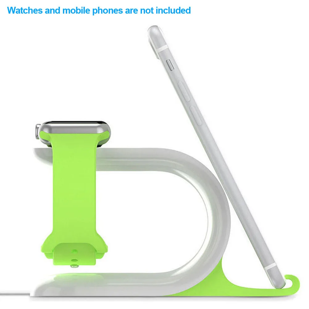 2 IN 1 For Apple Watch Charging Holder Universal Useful ABS Lightweight Mini Phone Durable | Мобильные телефоны и