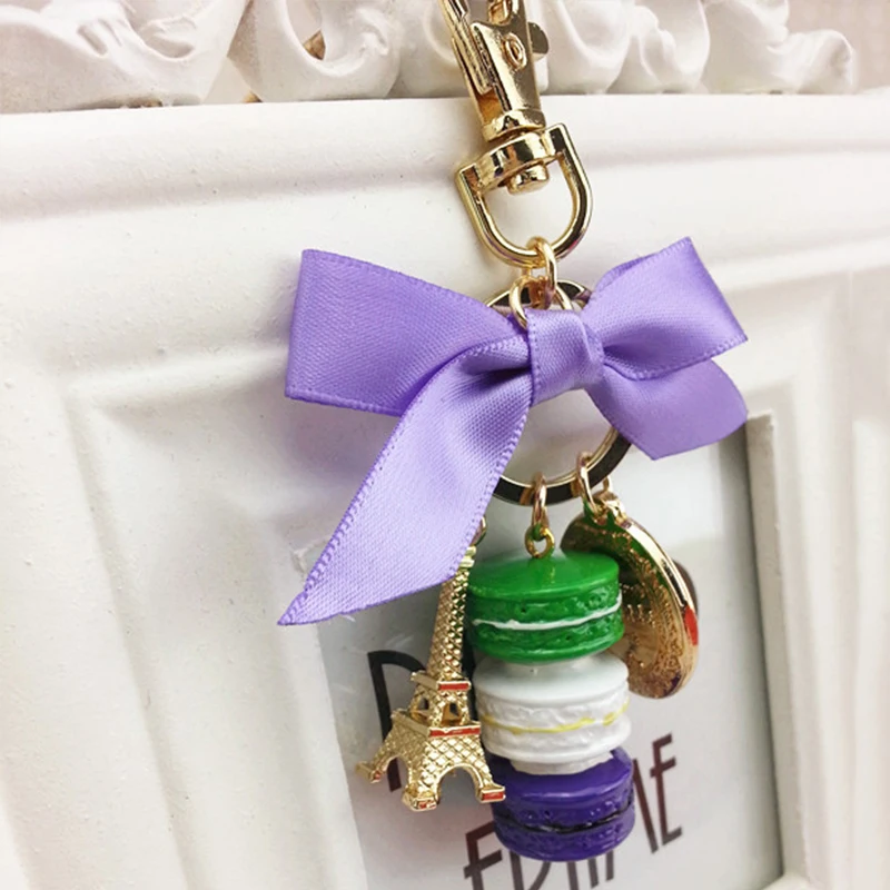 Маленькие Брелоки для ключей связка из металлического сплава с бантом
