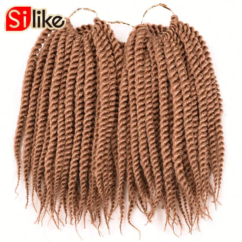Silike синтетические 24 корни на крючках косички сенегальское плетение с