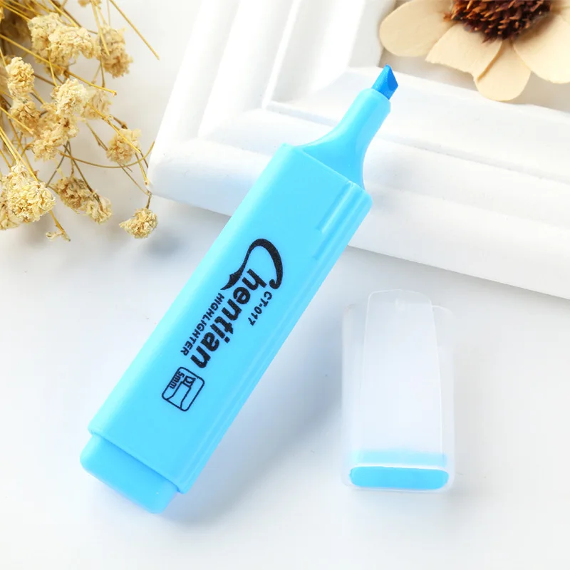 Coloffice Marker Pen Creative Candy Color Large Capacity Highlighter Student Prize Mark Graffiti Pen Children Stationery 1PC