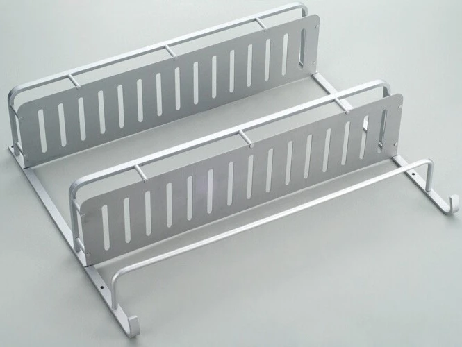 Высококачественная двухслойная полка для ванной комнаты космическая