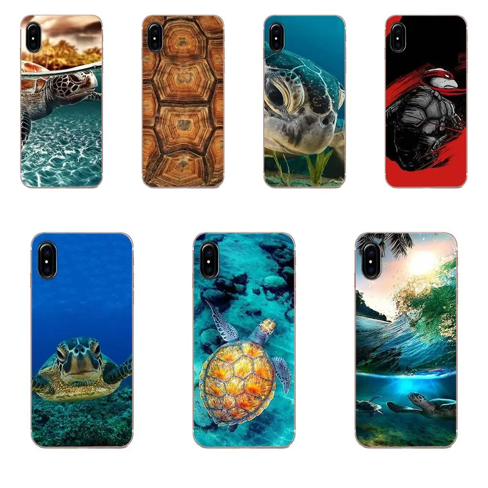 Крутые Черепаховые чехлы из ТПУ для Huawei P7 Honor 4C 5A 5C 5X 6 6C 6A 6X 7 7X 8 9 V8 V10 Y3II Y5II Y6II G8 Play