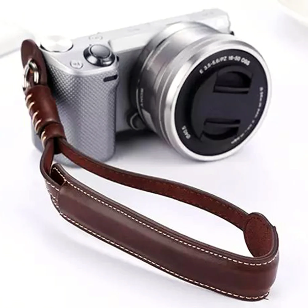 1 шт из искусственной кожи Камера ремешок на запястье ручка для Sony A6000 A7R A5100 NEX 5R 3
