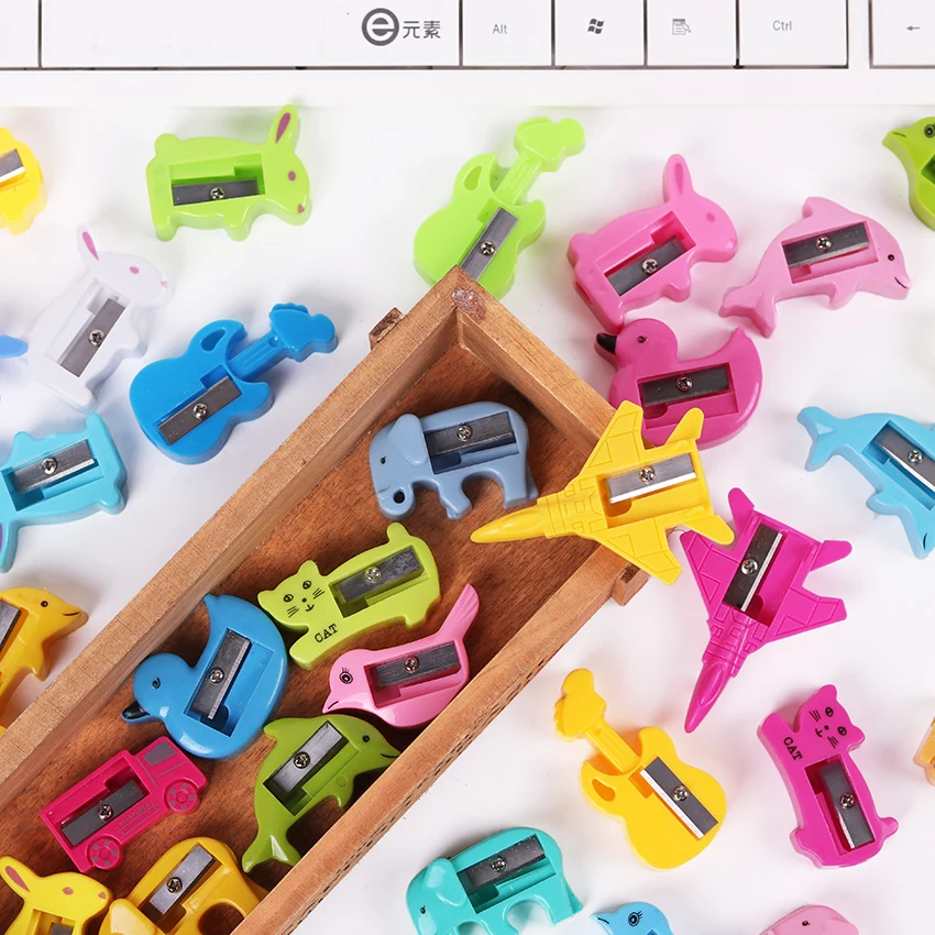 8 шт. кавайная точилка для карандашей в виде животных|animal pencil sharpener|sharpener cartoonpencil