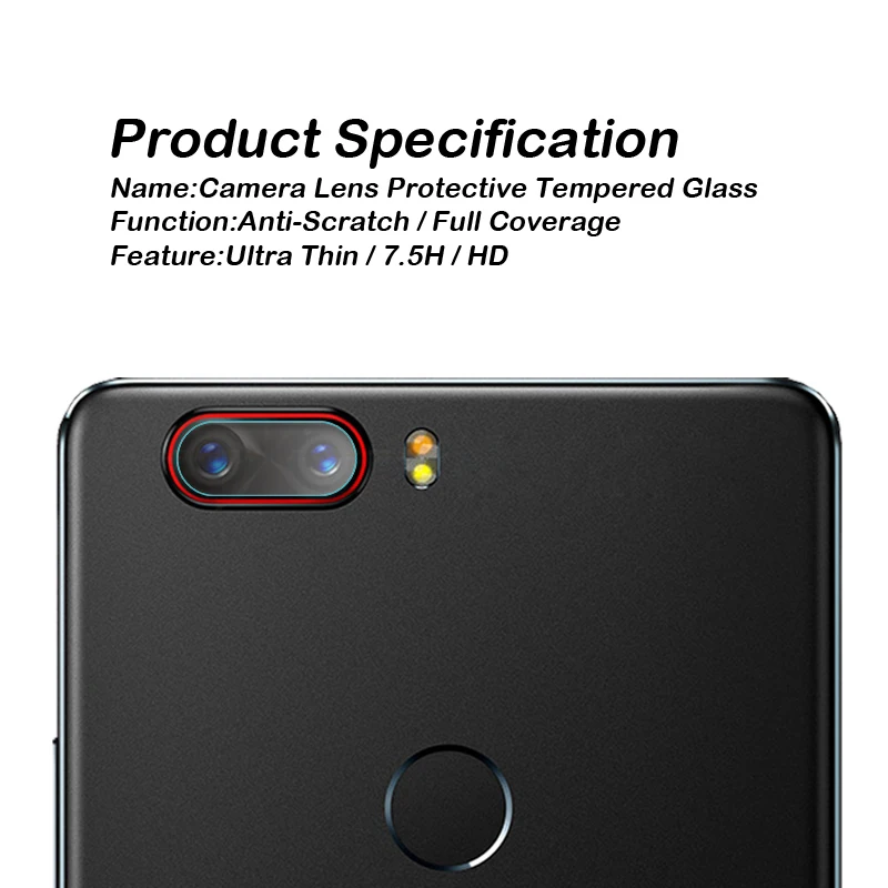 Защитная пленка для задней камеры ZTE Nubia Z17 Lite закаленное стекло объектива |