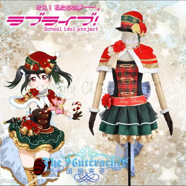 [Настройка] 2018 Love Live! Nico Yazawa Рождественский костюм для костюмированной вечеринки