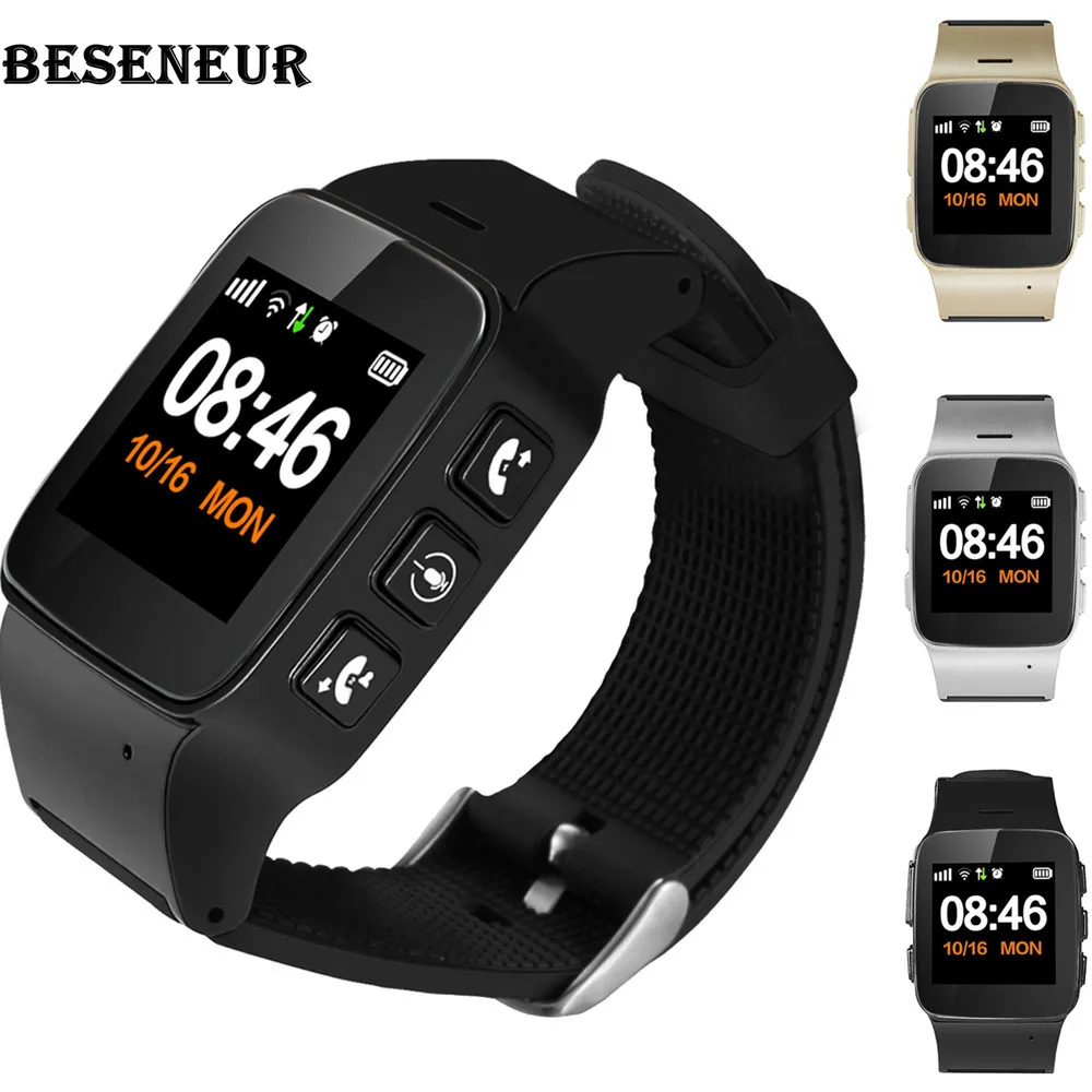Beseneur D99 + gps WI FI фунтов Смарт часы пожилых детей Длинные резервный телефон SOS Anti