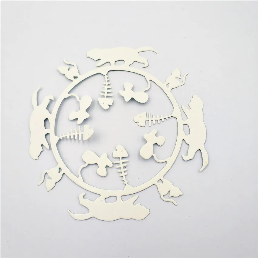 2019 мышь кошачье Колесо Металлические трафареты для пресс формы DIY Скрапбукинг