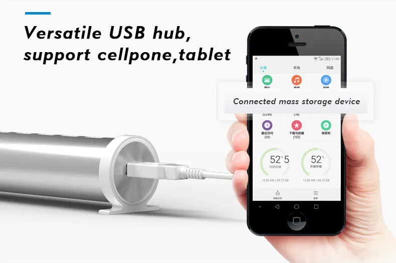 Высокоскоростной портативный алюминиевый usb хаб с 4 портами USB 3 0 разветвитель