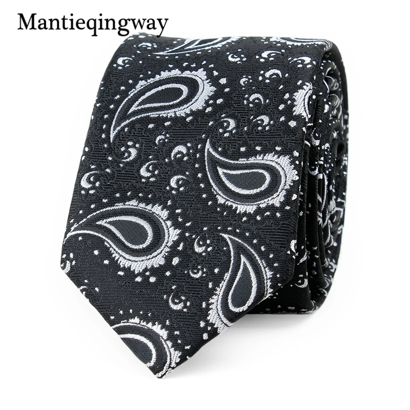 Mantieqingway 6 см жаккардовые галстуки мужские рисунок кешью галстук модные