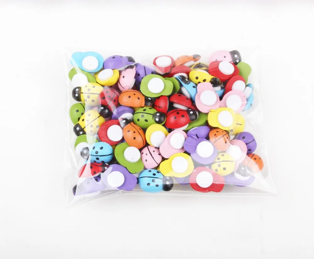 Наклейка на холодильник с божьей коровкой в мультяшном стиле 13 Х9 мм 100 шт./лот XP0225