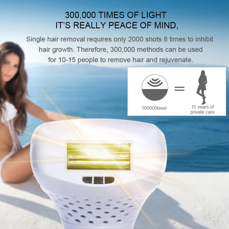 IPL laser hair removal machine epilator permanent bikini trimmer electric depilador men and women | Бытовая техника