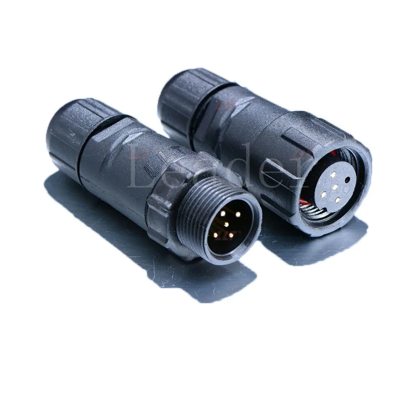 UL стандарт M14 2 Pin 250V 15A открытый кабель водонепроницаемый разъем|connector waterproof|connector