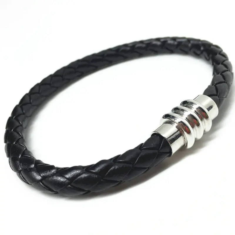 2016 модные мужские браслеты ручной работы из искусственной кожи в стиле