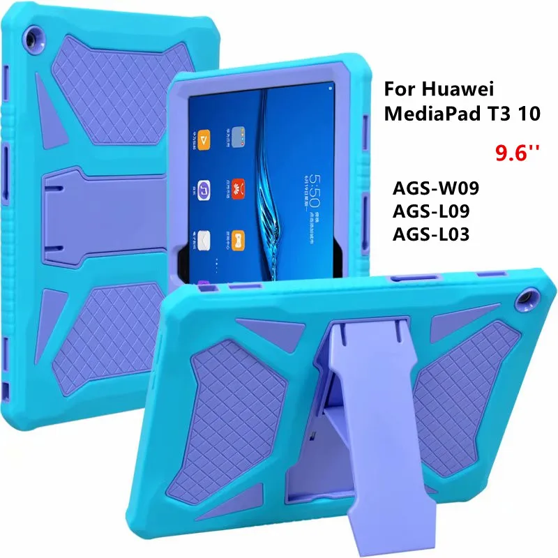 Прочный чехол для Huawei MediaPad T3 10 9 6 дюйма AGS-W09/L09/L03 сверхпрочный ударопрочный из ТПУ