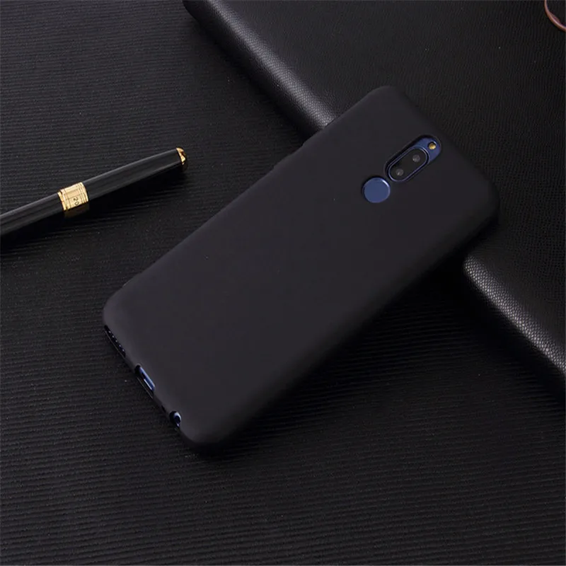 Coque For Case On Huawei Mate 10 Lite Cases Nova 2i Back Soft TPU Silicone Protector Black Blue Pink Matte Shockproof | Мобильные