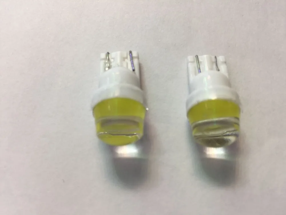 2 шт. T10 светодиодный COB W5W 3 Вт 6000K автомобили из Canbus светильник излучающие диоды