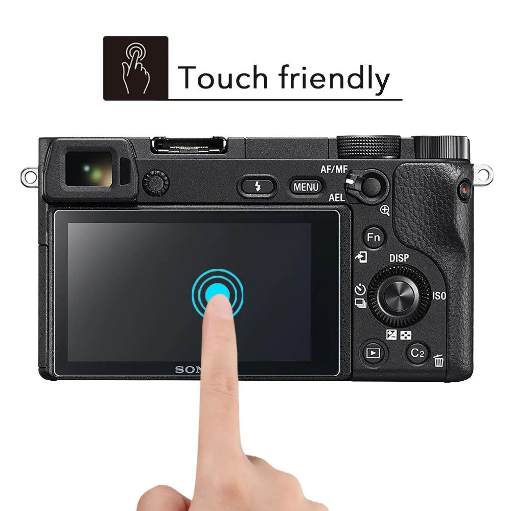 Защитная пленка для экрана и наглазник совместима с Sony DSLR Alpha A6500 комплект из