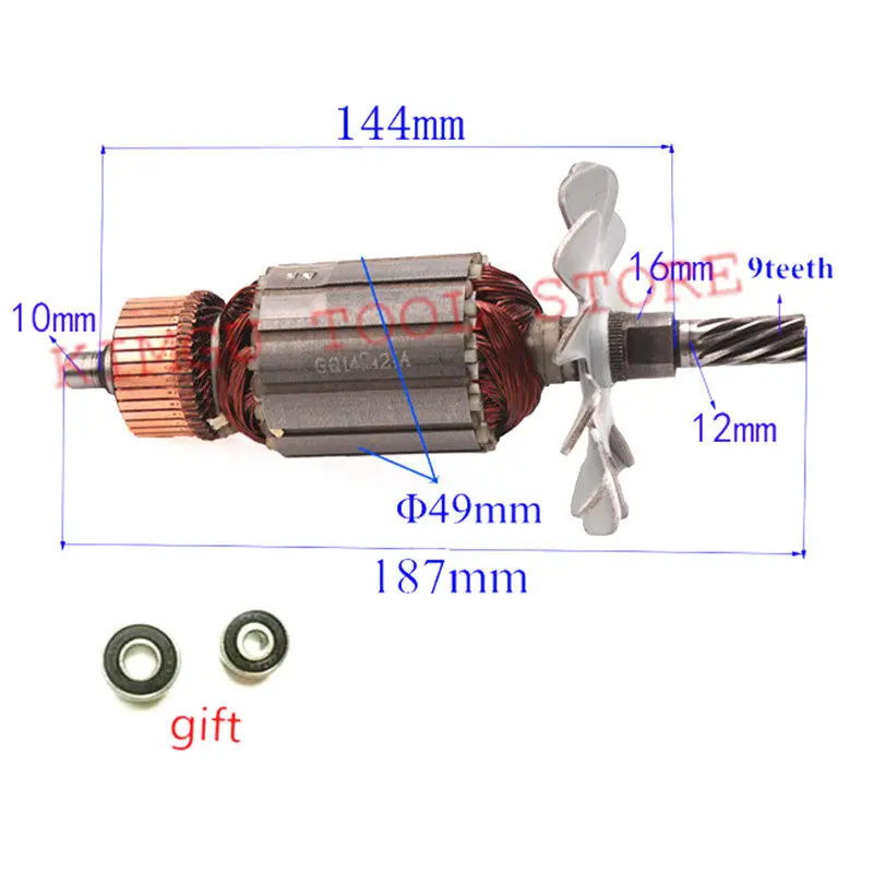 Сменный электродвигатель для ротора MAKITA LS1030 LS1020 2400B 514923 1 514924 9 220 240 в перем. Тока