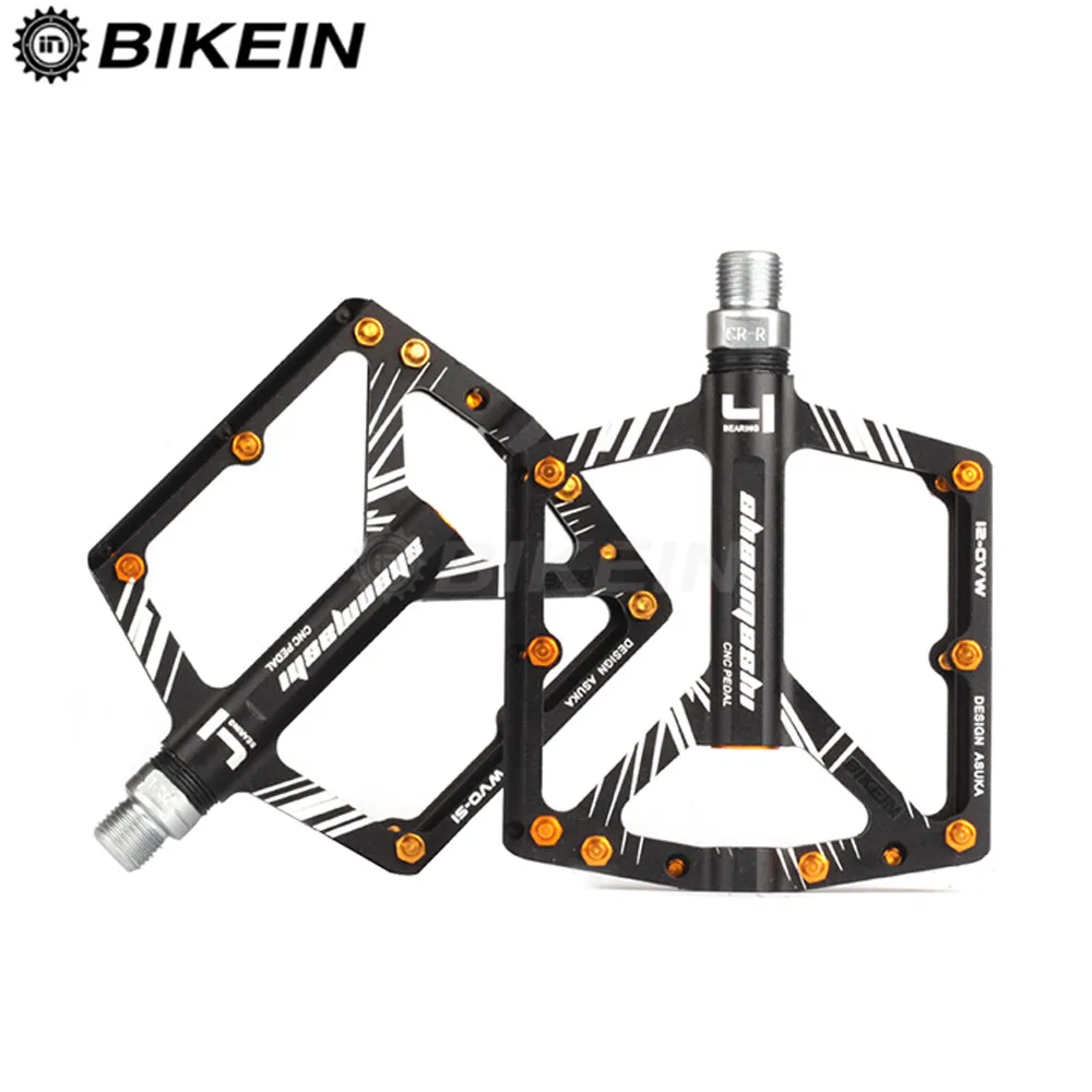 

BIKEIN PRO Bike Pedal Mountain Bike Anti-skid Foot Pedal Ultralight Bearing Aluminum Alloy Bike Treadle Accessories