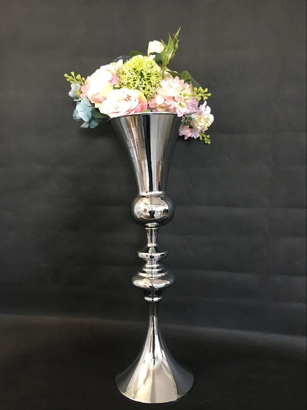 

Wedding Flower vase Metal Gold Flower Stand Table Centerpieces Home Decoration