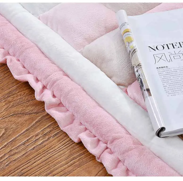 Хлопковый ковер для детской комнаты яркий коврик спальни одеяло детский