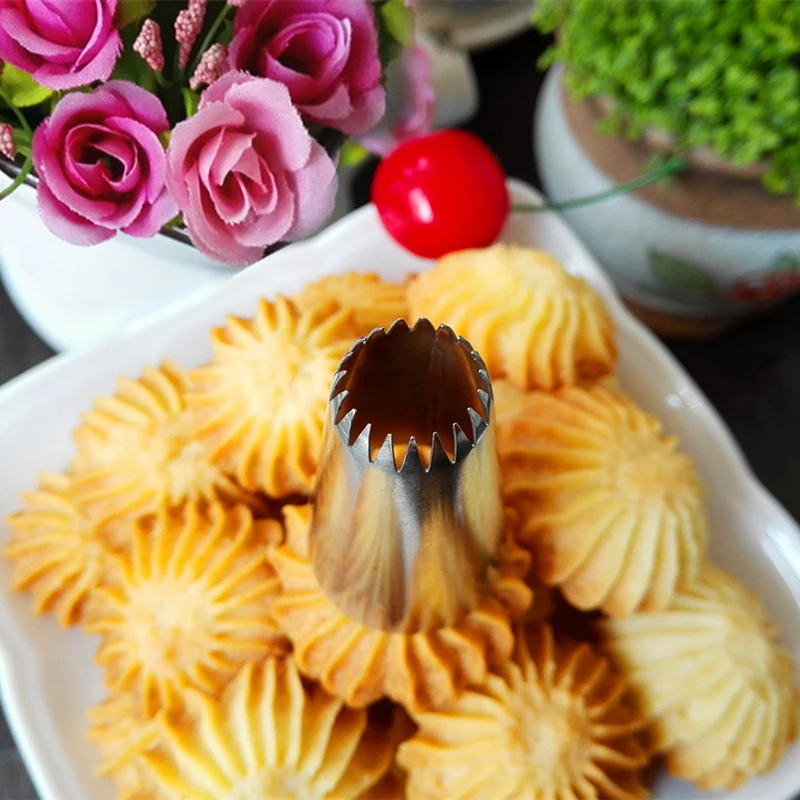 Cupcake украшения торта советы M172 новые пишущие трубки из нержавеющей стали