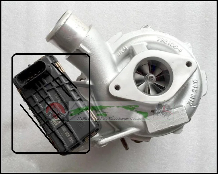 Турбокомпрессор без привода GTB2260VZK 798166 812971 812971-5002S 812971-0007 BK3Q6K682AB BK3Q6K682RC для Ford Transit