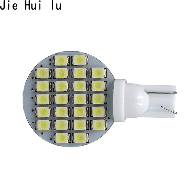 Лучшая цена Белый T10 168 194 501 W5W 24 SMD 1210 светодиодный Панель авто боковые цоколь