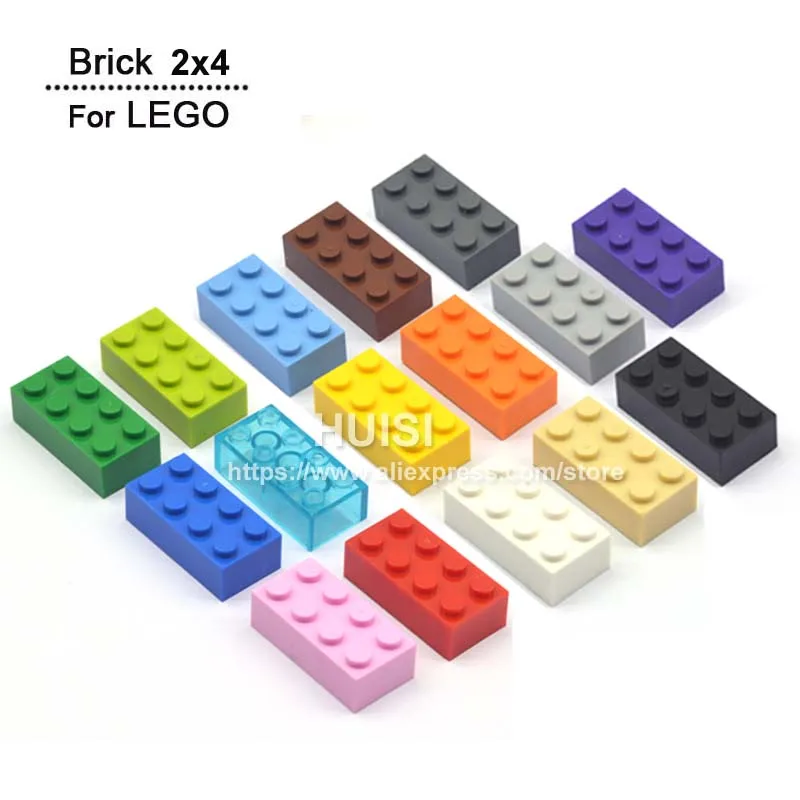 Классические игрушки Legoe совместимые с блоками пластиковые строительные блоки 2X4