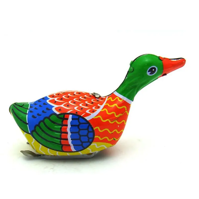 Винтажные заводные игрушки с накручивающейся уткой для фотосъемки детей и