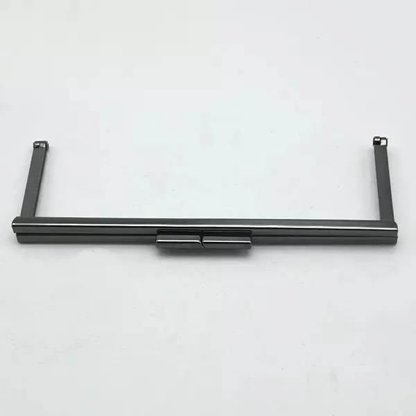 6 3/4 inches Gunmetal Open Channel Metal Purse Frame
