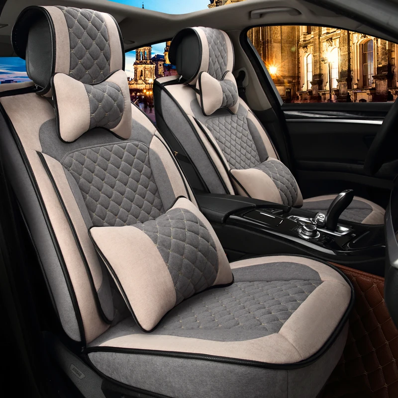 Twill тканевая Автомобильная подушка Стильный чехол для автомобильного сиденья