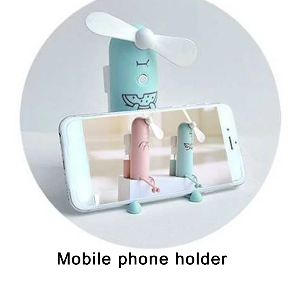 Мультяшная USB бутылка с распылителем вентилятор многофункциональный держатель