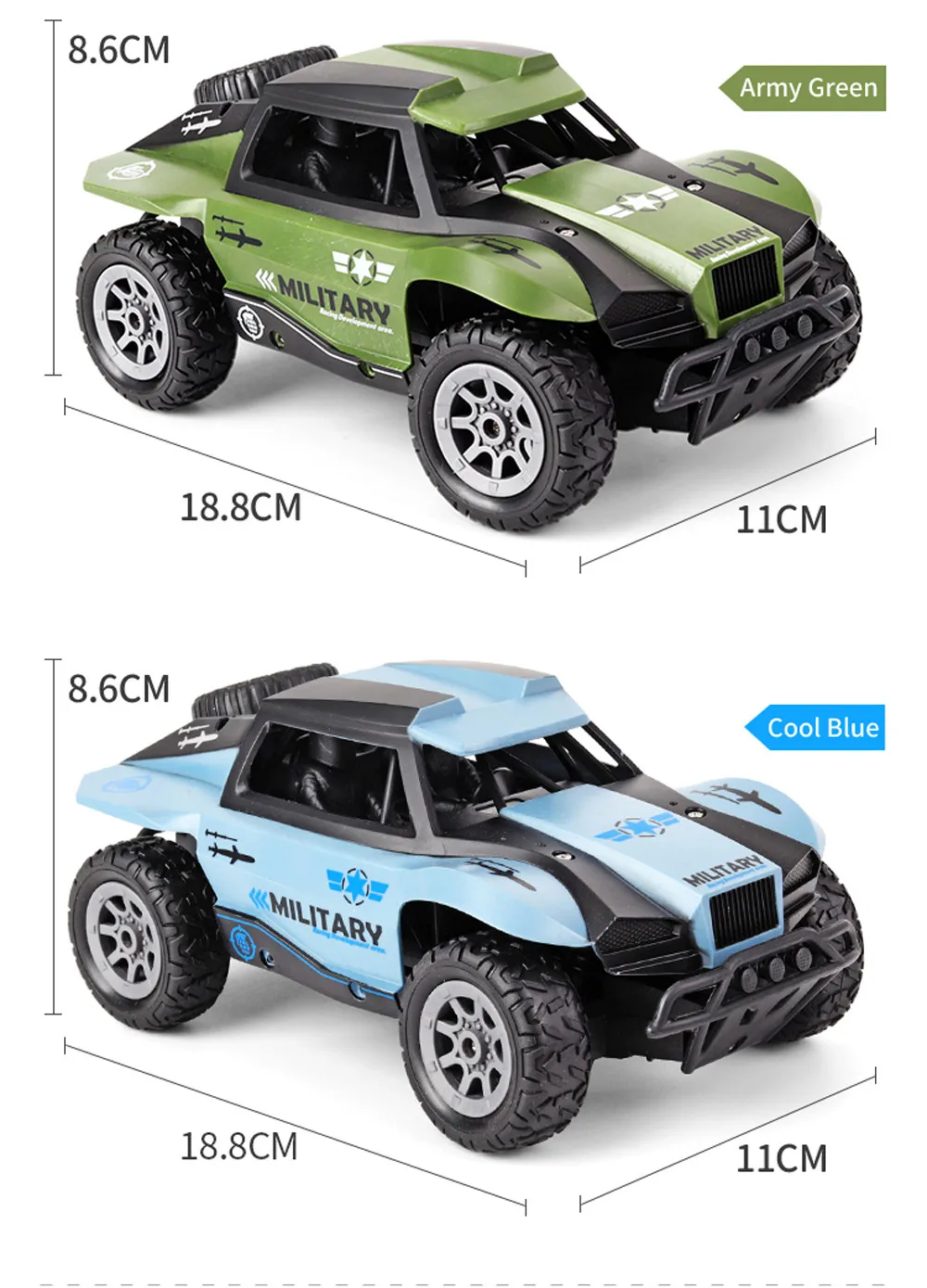 JJRC Q67 2 4G 1/20 военный Короткий грузовик внедорожный Радиоуправляемый автомобиль RTR