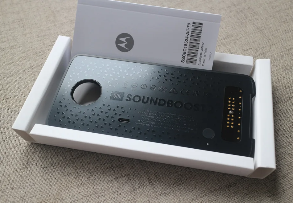 SoundBoost 2 спикер Moto Mods оригинальные стильные корпуса для Moto Z3 Z2 Force Play Магнитная Задняя крышка батареи