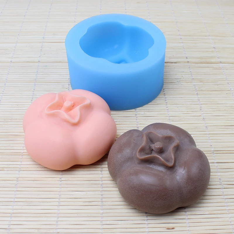 3D Persimmon Silicone Mold for Natural Handmade Soap Mould Craft Resin Decorating Tool | Дом и сад